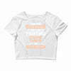 I am Not Super Woman But I'm Fighting Uterine Cancer So Close Enough Crop Top