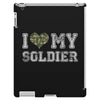 i love my soldier regular camouflage iPad 3 and 4 Case