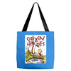 calvin hobbes Tote Bags