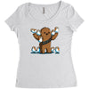 chewie and porgs Women's Triblend Scoop T-shirt