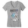 doctor who haynes manual critical dalek Women's V-Neck T-Shirt