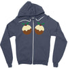 christmas pudding Zipper Hoodie