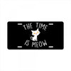 Meow License Plate