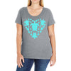 sea turtle sea life Ladies Curvy T-Shirt