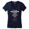 loving halloween is right Women's V-Neck T-Shirt