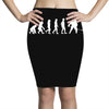 golf evolotions white letter Pencil Skirts