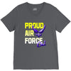 proud air force dad V-Neck Tee