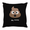 cute poo Throw Pillow