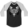 bat ornate 3/4 Sleeve Shirt