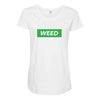 Weed Hypebeast Maternity Scoop Neck T-shirt