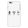 peace love coffee iPhone 6 Plus/6s Plus Case