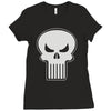 the punisher long sleeves Ladies Fitted T-Shirt