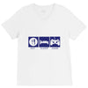 eat,sleep,game V-Neck Tee