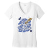 let's drift away Women's V-Neck T-Shirt