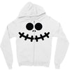 pumpkin funny face Zipper Hoodie