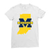 indiana for michigan Ladies Fitted T-Shirt
