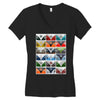 vw camper van fronts, ideal gift or birthday present Women's V-Neck T-Shirt