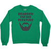 mens bearded Crewneck Sweatshirt