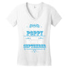The Best Poppy Was Born In September Women's V-Neck T-Shirt