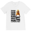 super saiyan quitting is not V-Neck Tee