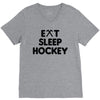 eat sleeo hockey V-Neck Tee