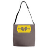razor sharp records Adjustable Strap Totes