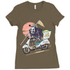 reaper's pizza Ladies Fitted T-Shirt