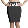 analog white logo Pencil Skirts