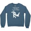 alternatives to war play rugby Crewneck Sweatshirt