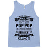 Super Cool Pop Pop Of A Freaking Awesome Granddaughter Tank Top