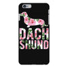 dachshund floral iPhone 6 Plus/6s Plus Case