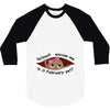 February Peeking Out Baby Girl 3/4 Sleeve Shirt