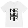 neyma black logo V-Neck Tee