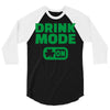 drink mode on (2) 3/4 Sleeve Shirt
