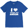 i love someone with autism V-Neck Tee