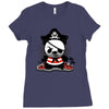 pirate panda Ladies Fitted T-Shirt