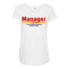 Manager Of Myselfy i Was Nobody Before Social Media Maternity Scoop Neck T-shirt