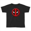 deadpool logo avengers marvel comics gift Toddler T-shirt