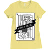 king and skull Ladies Fitted T-Shirt