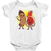 good cop bad chop Baby Onesie