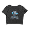 sad robot Crop Top