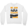 My Son Is Super Awesome His Momma Crewneck Sweatshirt