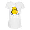 i don't give a duck Maternity Scoop Neck T-shirt