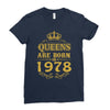 queens are born in 1978 Ladies Fitted T-Shirt