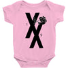 mgk t xx shirt flower black rose Baby Bodysuit