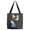 popeye spinach retro mens funny Tote Bags