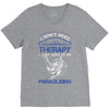 I Don't Need Therapy Just to Go Paragliding V-Neck Tee