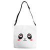 panda face Adjustable Strap Totes