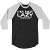 i'm not lazy   i really enjoy doing nothing 3/4 Sleeve Shirt