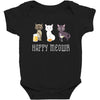 happy meowr Baby Bodysuit